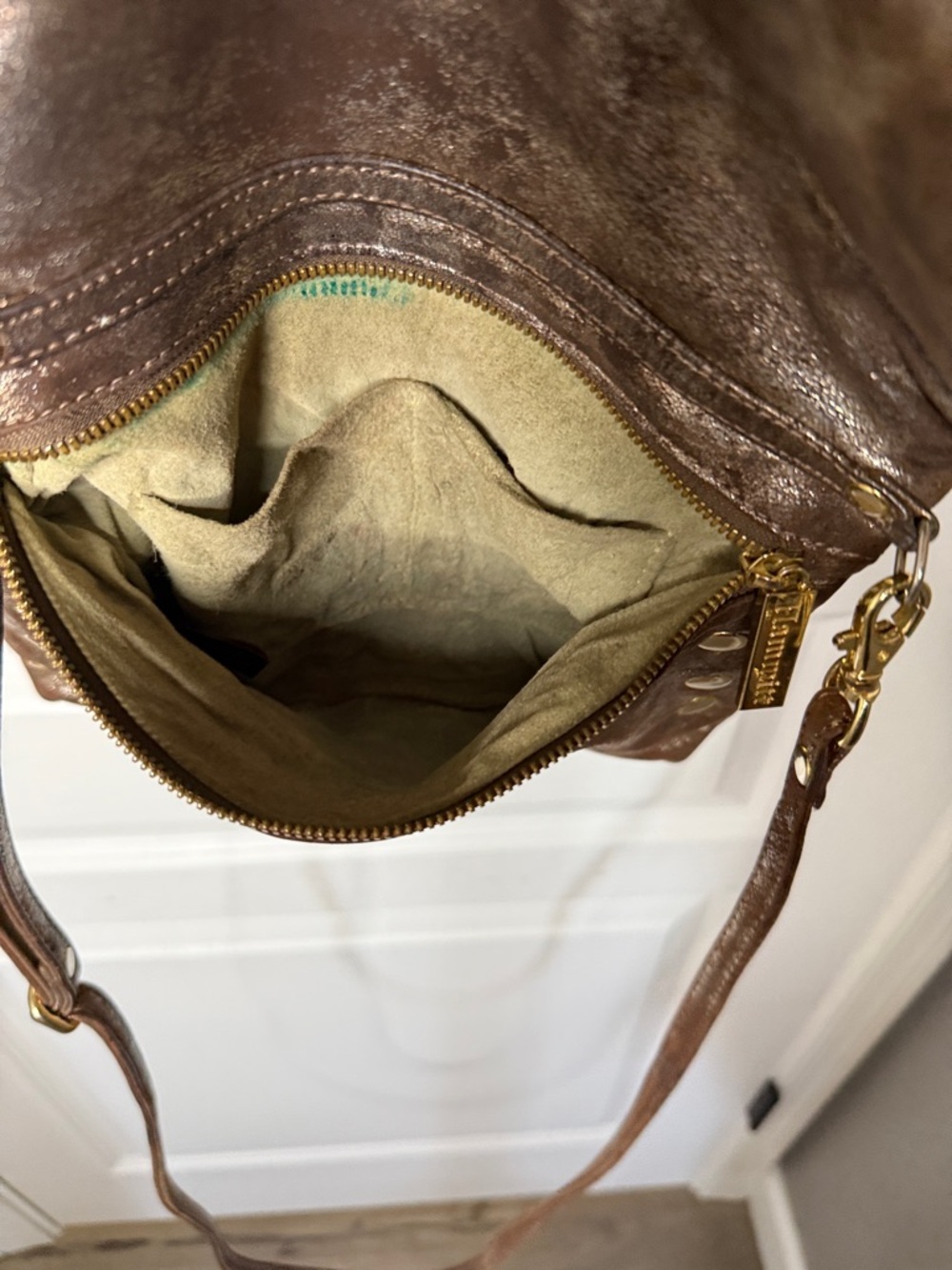 Hammitt Metallic Brown Crossbody Bag - Picture 8 of 10